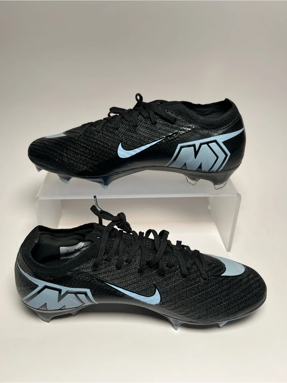 Nike Zoom Mercurial Vapor 16 Elite FG Shadow Pack Black Blue Mens 8 / Women 9.5
